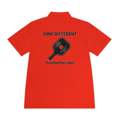 "Dink Different" Pickleball Sportwear Polo