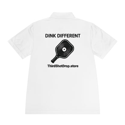 "Dink Different" Pickleball Sportwear Polo