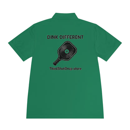 "Dink Different" Pickleball Sportwear Polo