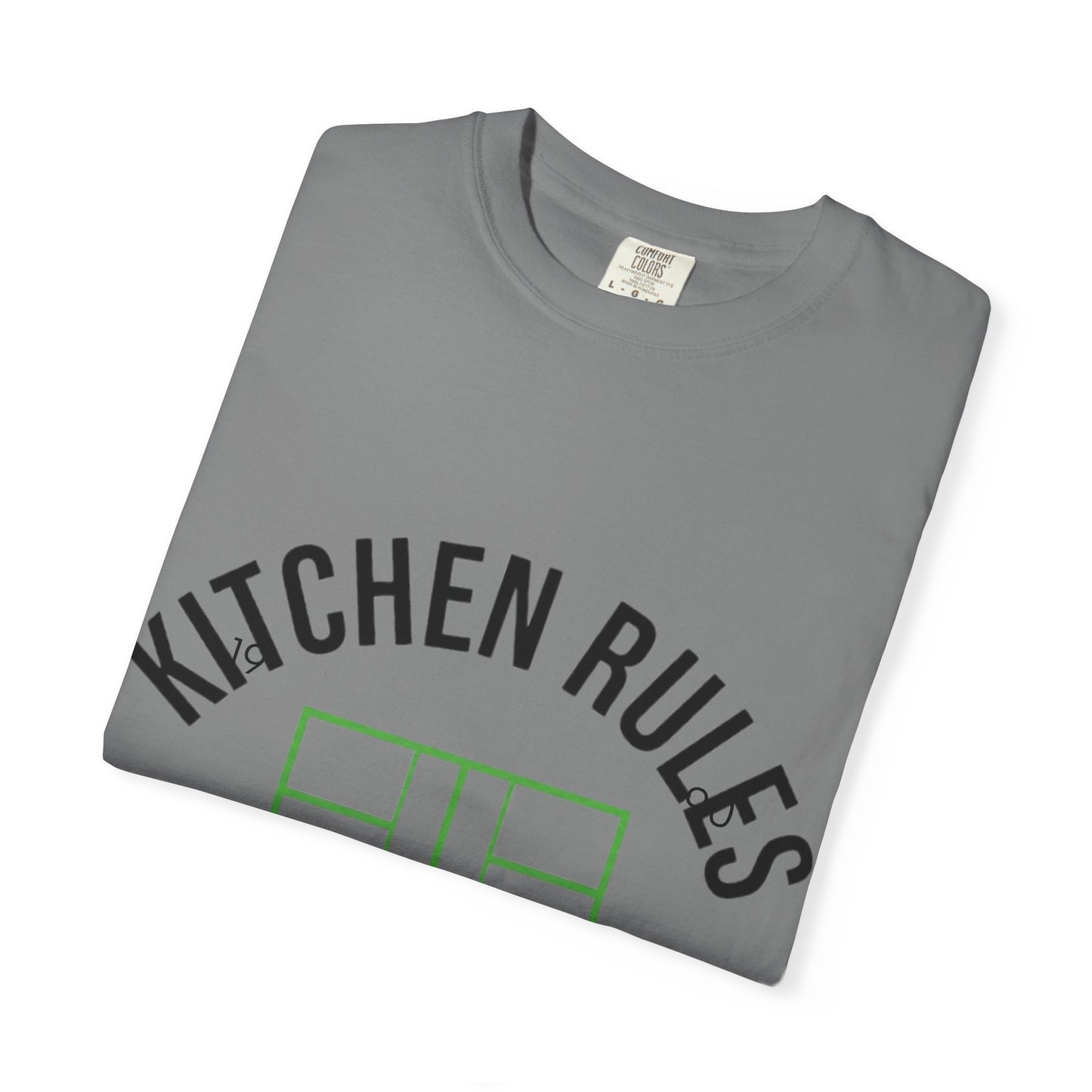 Kitchen Rules T-Shirt — Funny Chef Kitchen Rules Tee