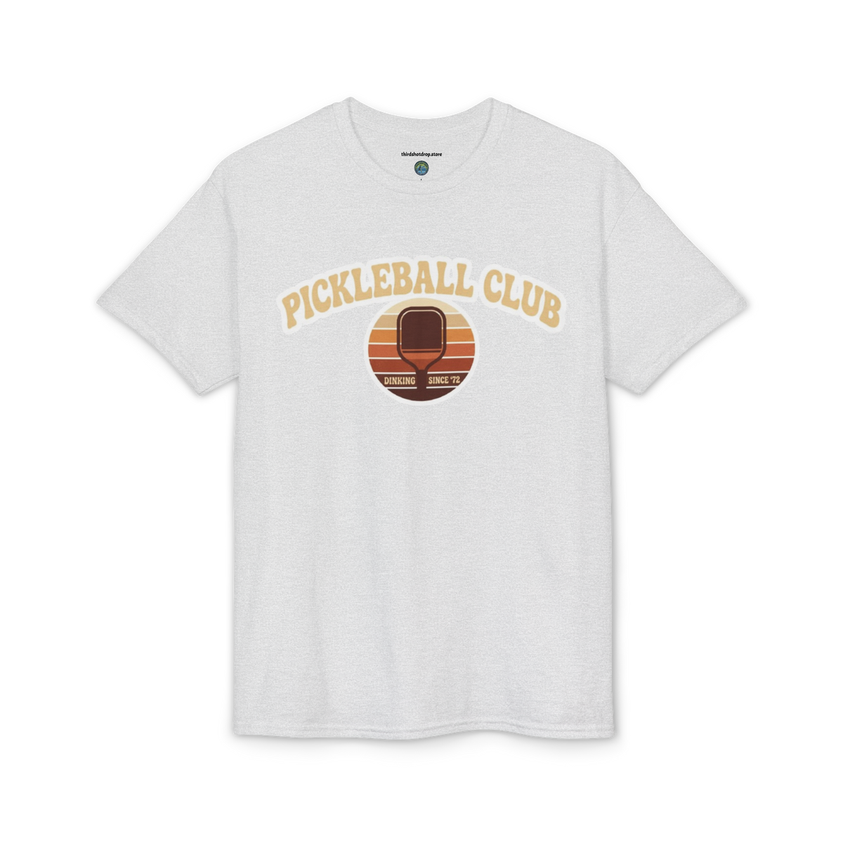 Pickleball Club Retro Paddle T-Shirt