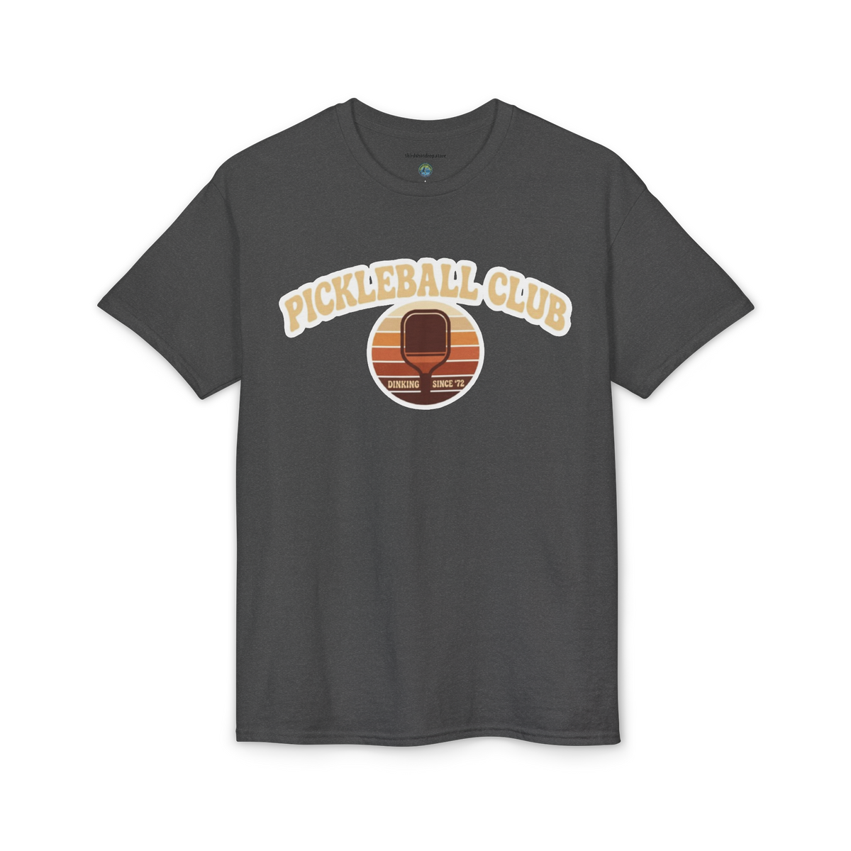Pickleball Club Retro Paddle T-Shirt