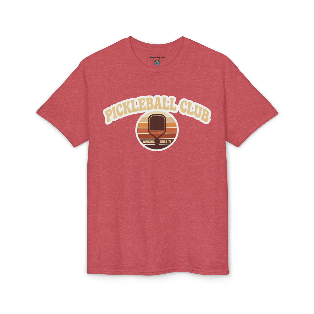 Pickleball Club Retro Paddle T-Shirt