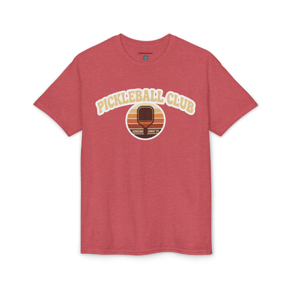 Pickleball Club Retro Paddle T-Shirt