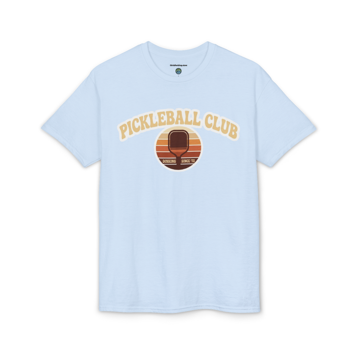 Pickleball Club Retro Paddle T-Shirt