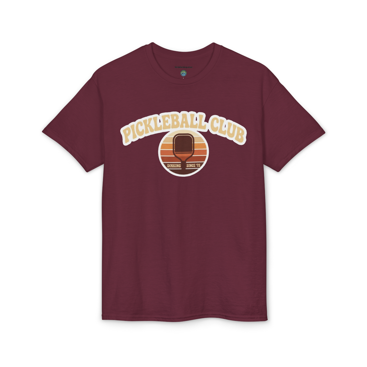 Pickleball Club Retro Paddle T-Shirt