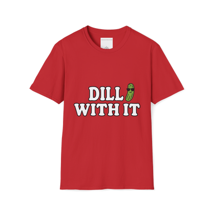 T-Shirt — T-shirt graphique "Dill With It" (Jeu de mots sur le pickleball)