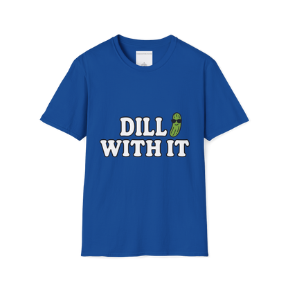 T-Shirt — T-shirt graphique "Dill With It" (Jeu de mots sur le pickleball)