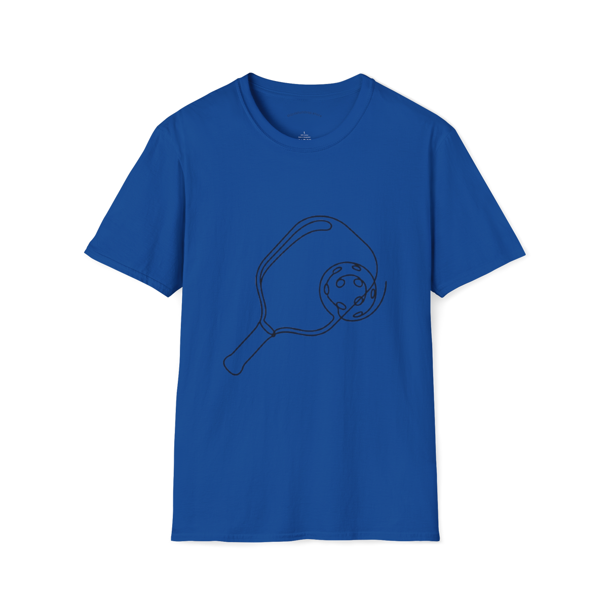 T-shirt au trait de pagaie de pickleball