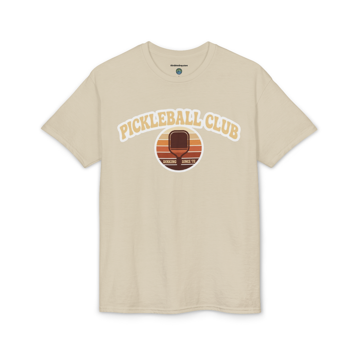 Pickleball Club Retro Paddle T-Shirt