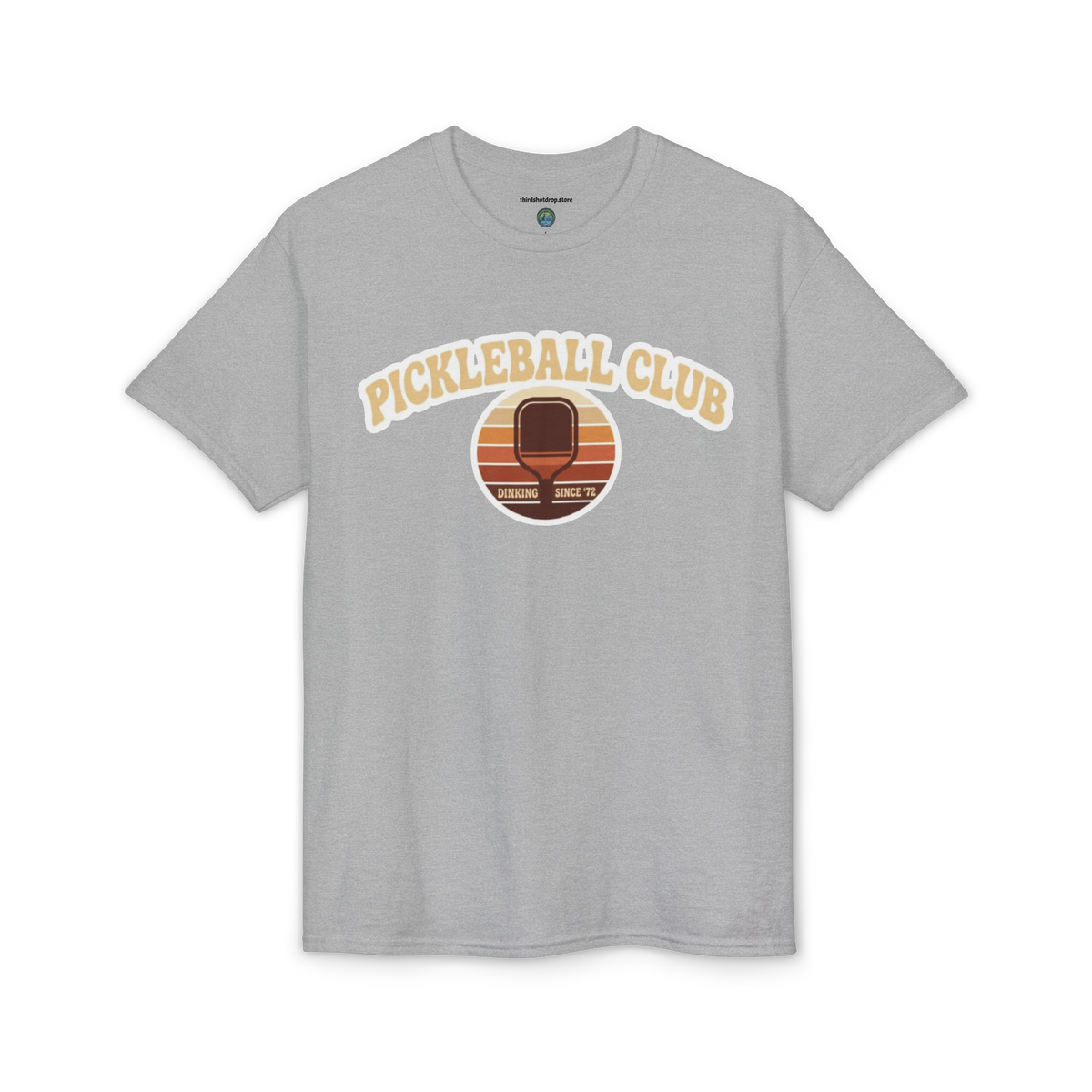 Pickleball Club Retro Paddle T-Shirt