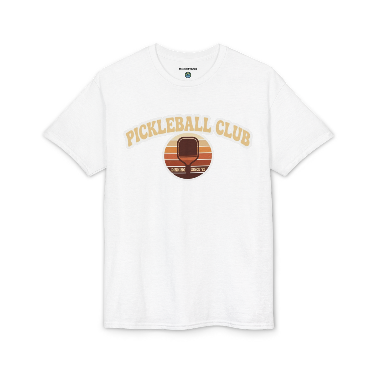 Pickleball Club Retro Paddle T-Shirt